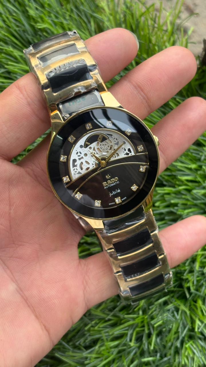 Rado Jublie Automatic Black Dial Watch For Men's