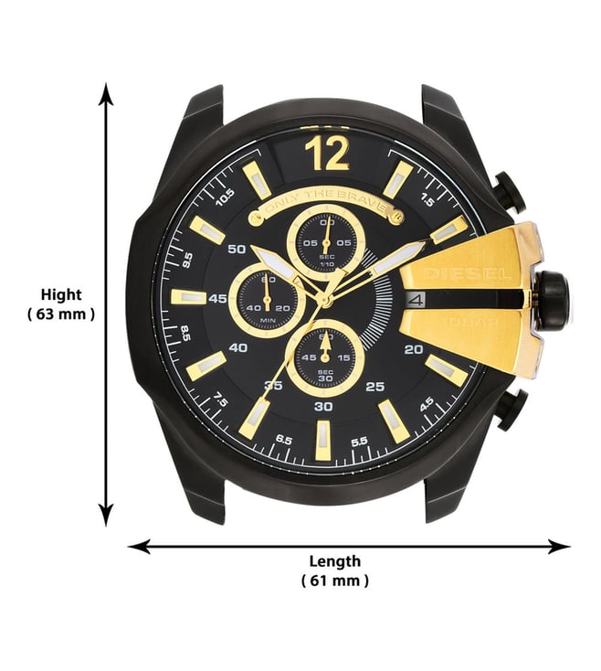 Diesel DZ4338 Chief Series Chronograph Analog Watch for Men