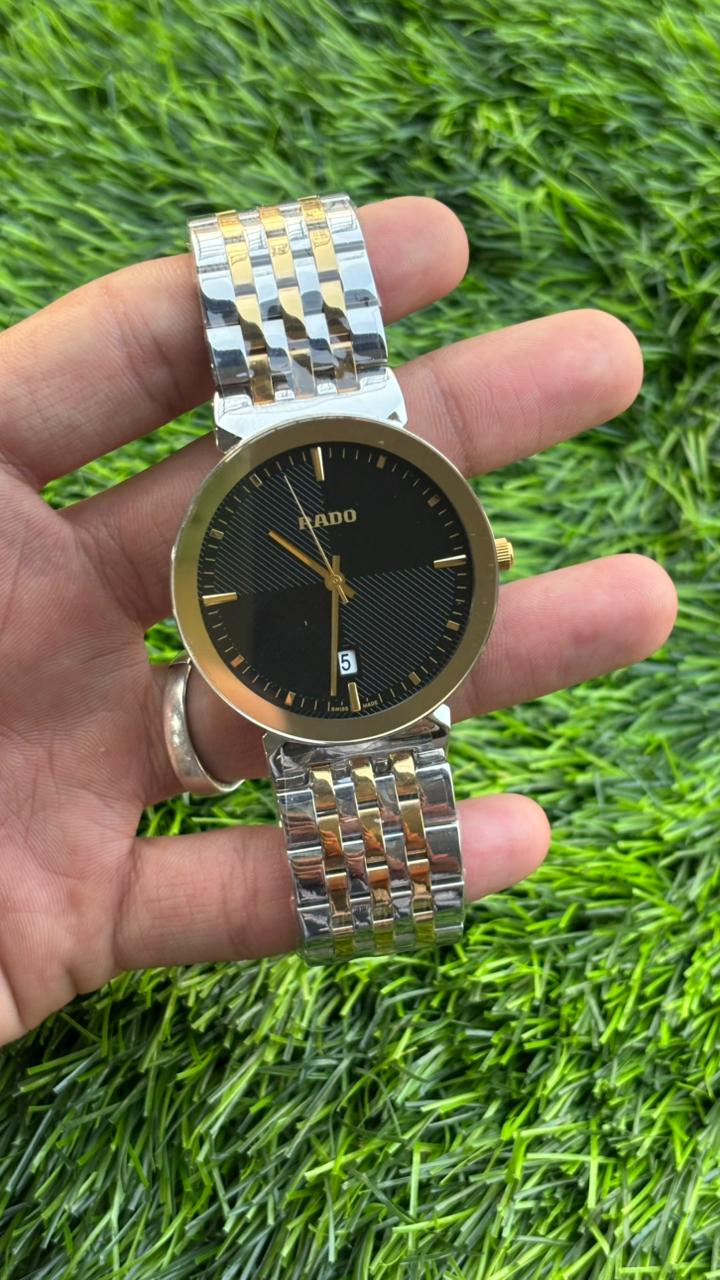 Rado Florence Black Dial Quartz Watch For Men's