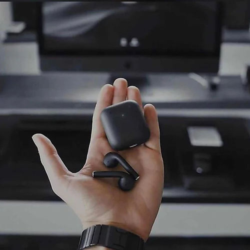 Air-Pods 2 Black Master Copy