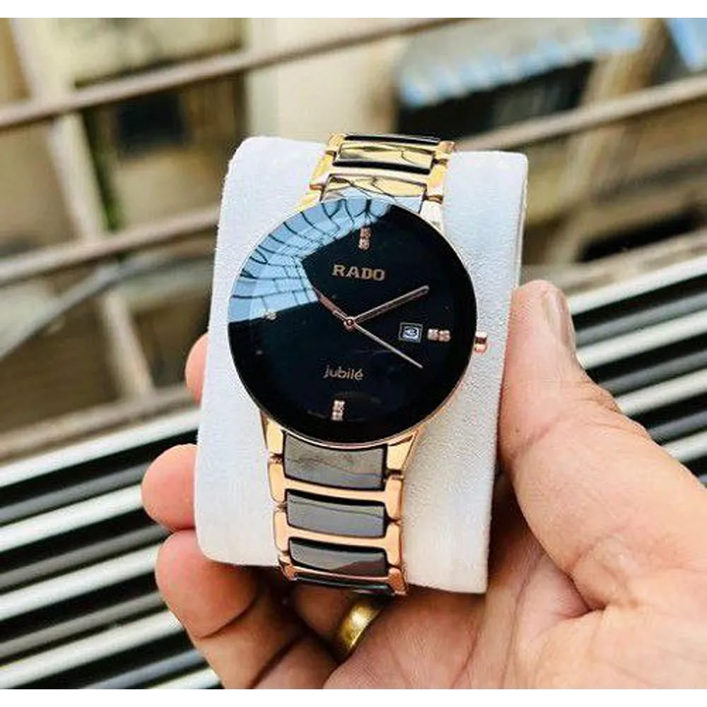 Rado Ceramic Black Dial For Men's Analog Watch