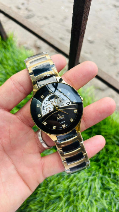 Rado Jublie Automatic Black Dial Watch For Men's