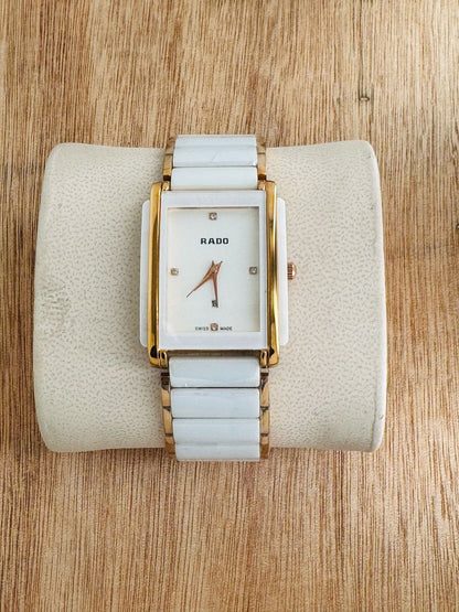 Rado Integral White Dial Ceramic Men's Watch