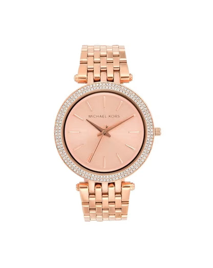 Michael Kors Mk3192 Analog Rose Gold Dial Women's Watch