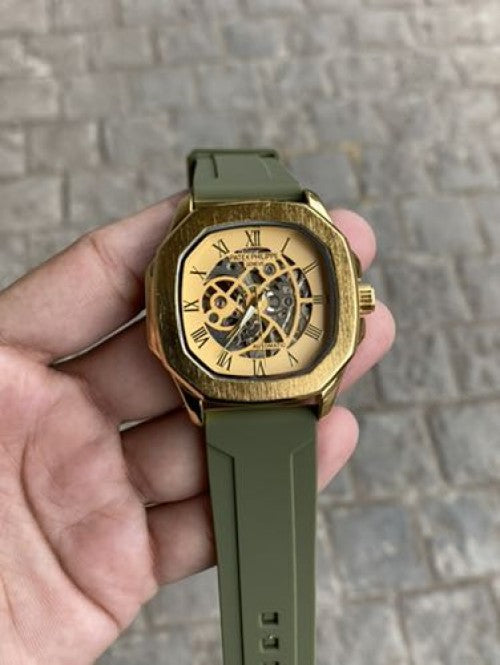 New Patek Philippe Automatic Green Colour Men's Watch