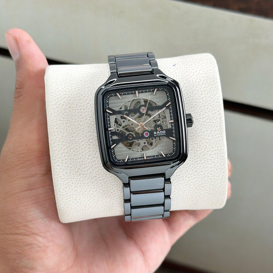 Rado Ceramic Automatic Open Heart Watch For Men's