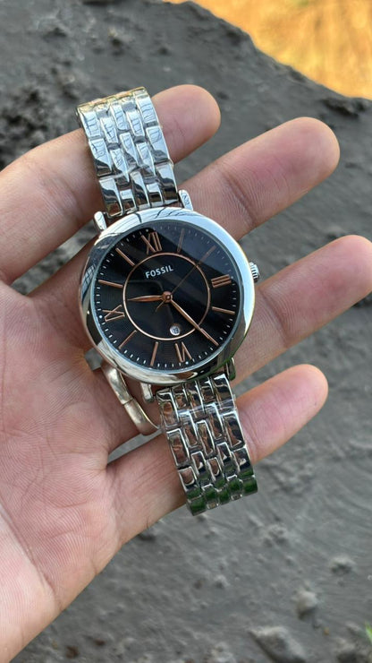 Fossil Black Dial Analog Women's Watch