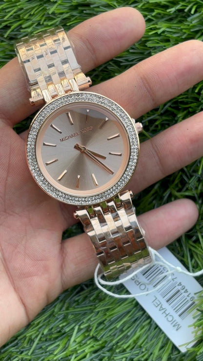 Michael Kors Mk3192 Analog Rose Gold Dial Women's Watch