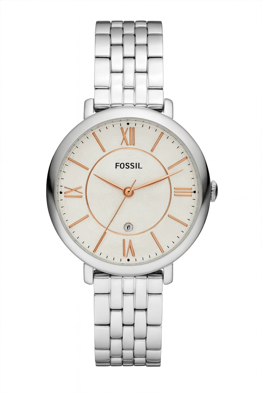 Fossil White Dial Analog Luxury Women's Watch