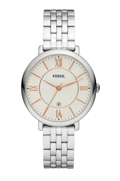 Fossil White Dial Analog Luxury Women's Watch