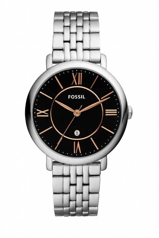 Fossil Black Dial Analog Women's Watch
