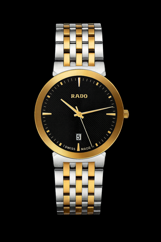 Rado Florence Black Dial Quartz Watch For Men's