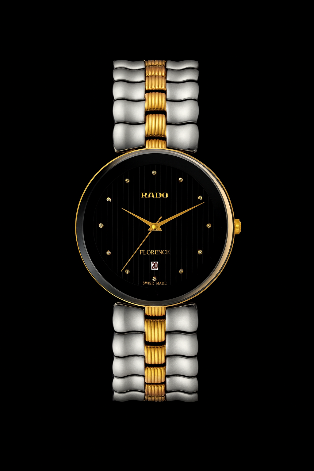 Rado Florence Black Round Dial Men's Watch