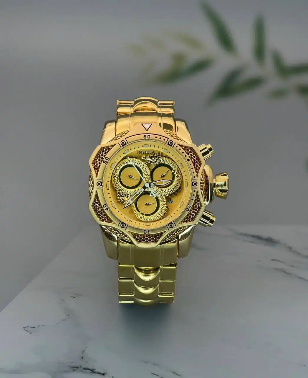 Invicta Classic Gold Dial Men's Watch