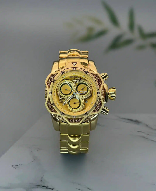 Invicta Classic Gold Dial Men's Watch