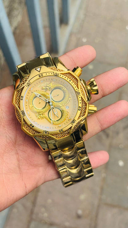 Invicta Classic Gold Dial Men's Watch