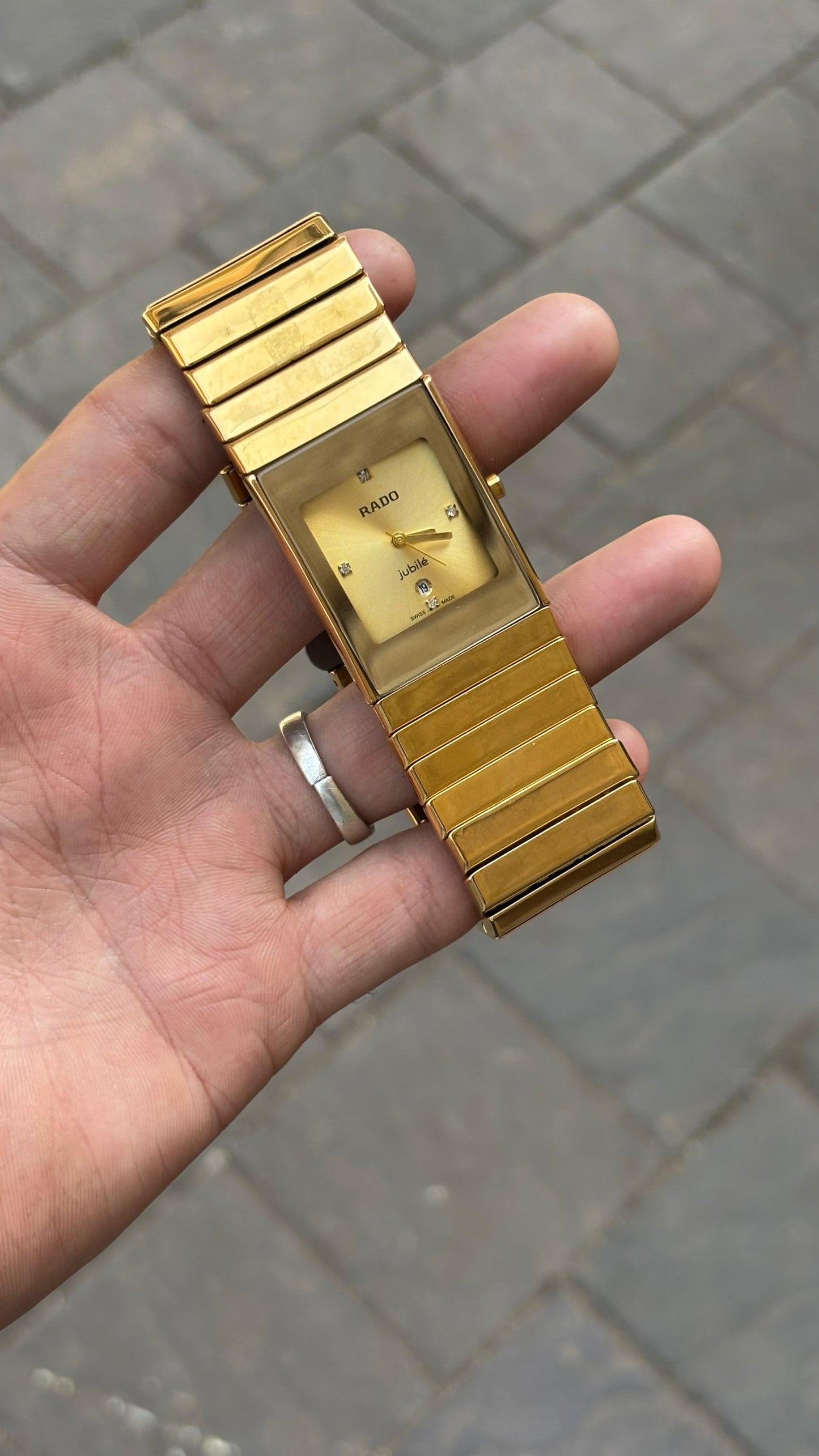 Rado Jubile Gold Dial Watch