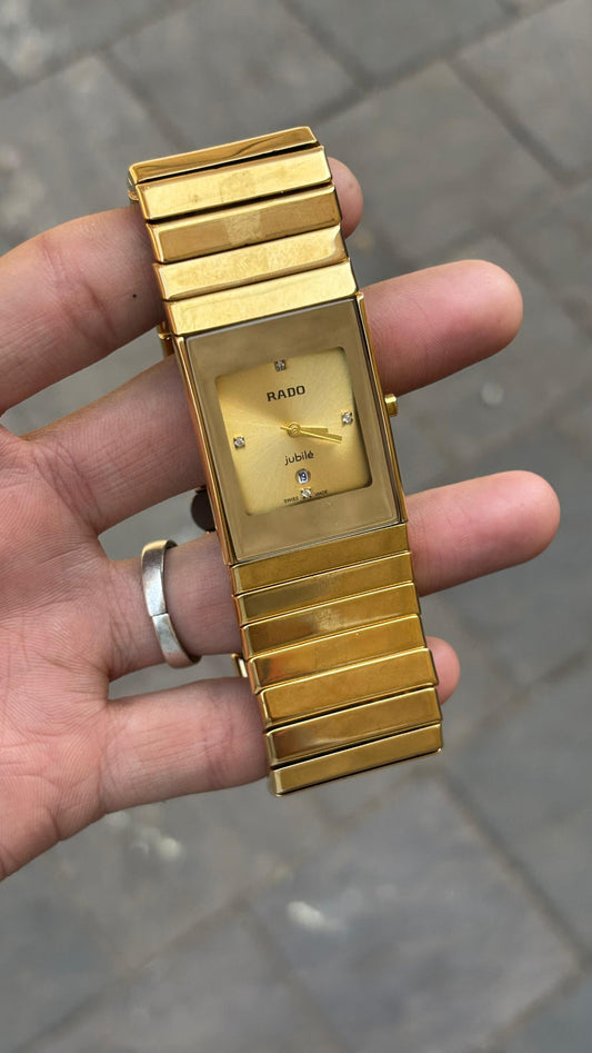 Rado Jubile Gold Dial Mens Watch