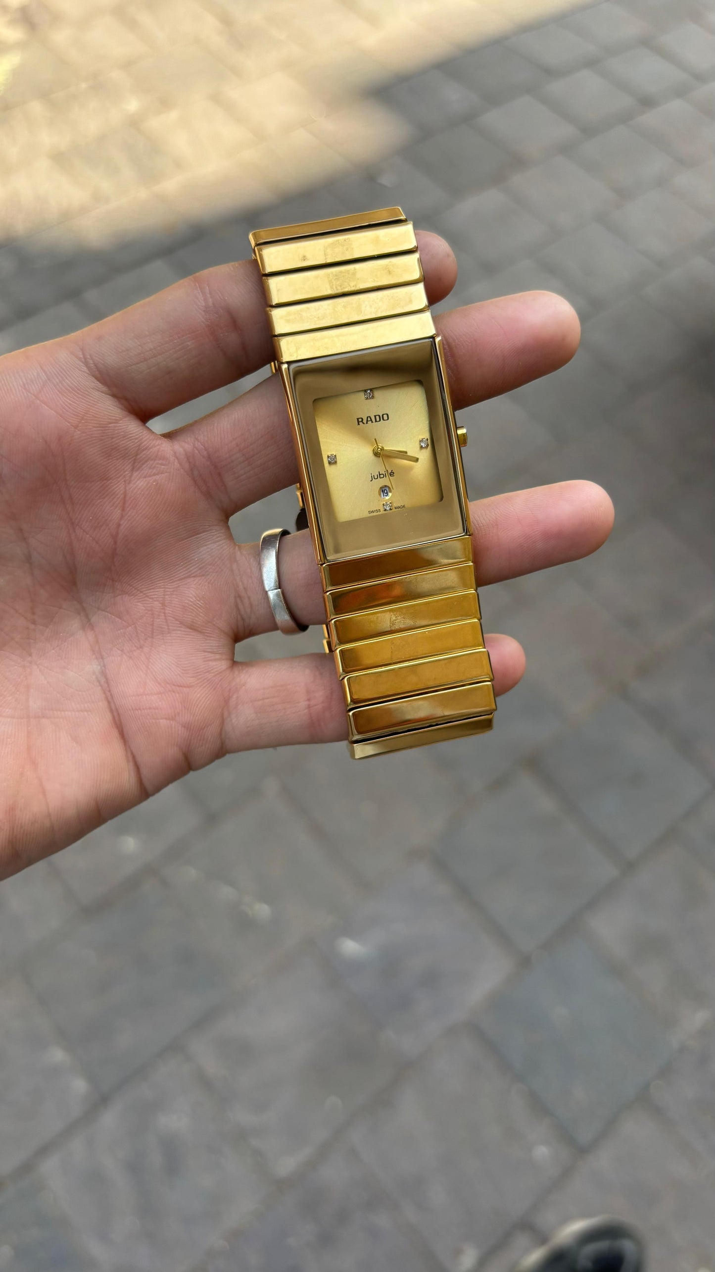 Rado Jubile Gold Dial Watch