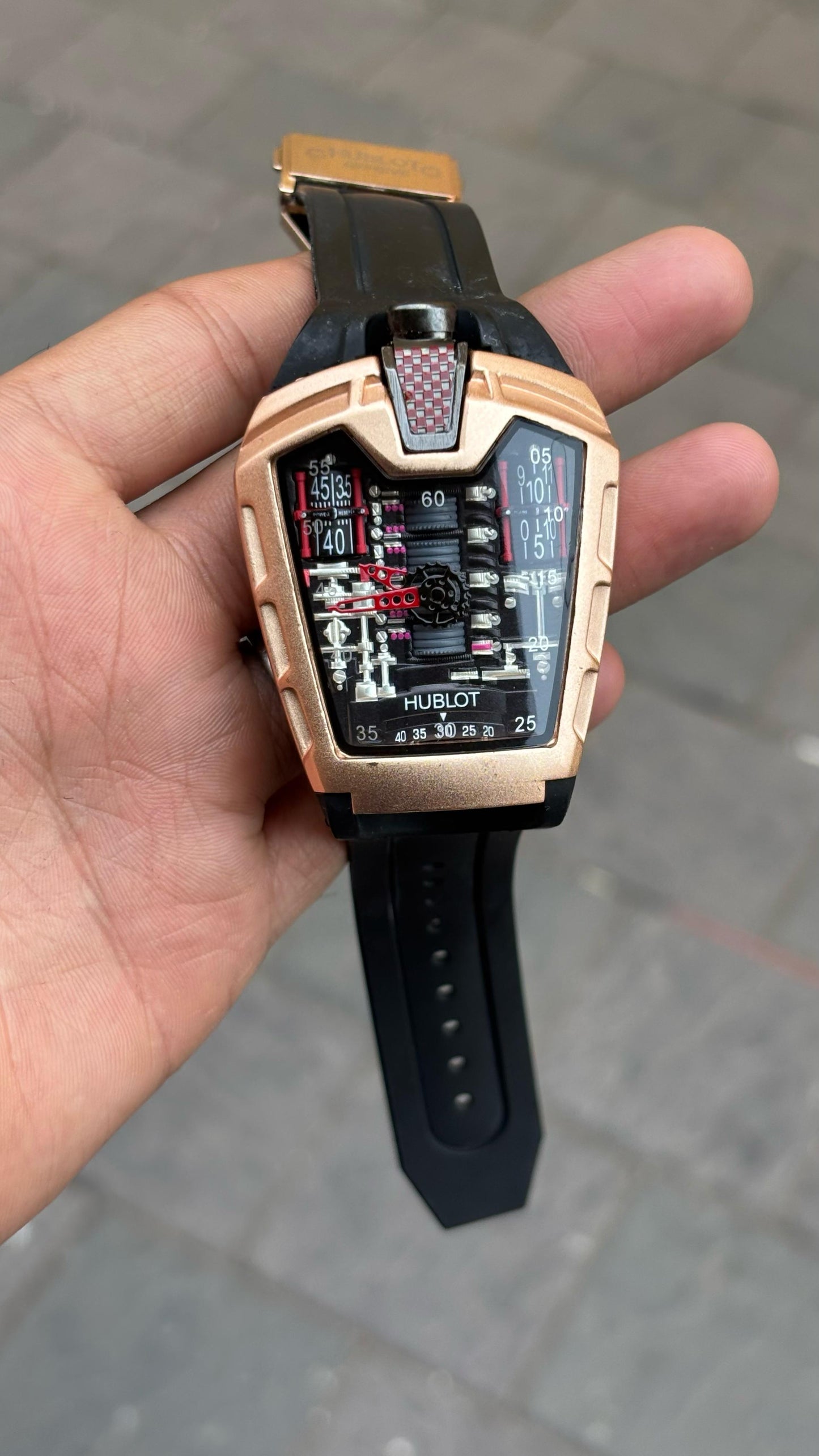 Hub-lot Big-Bang La Frrari Watch For Men's