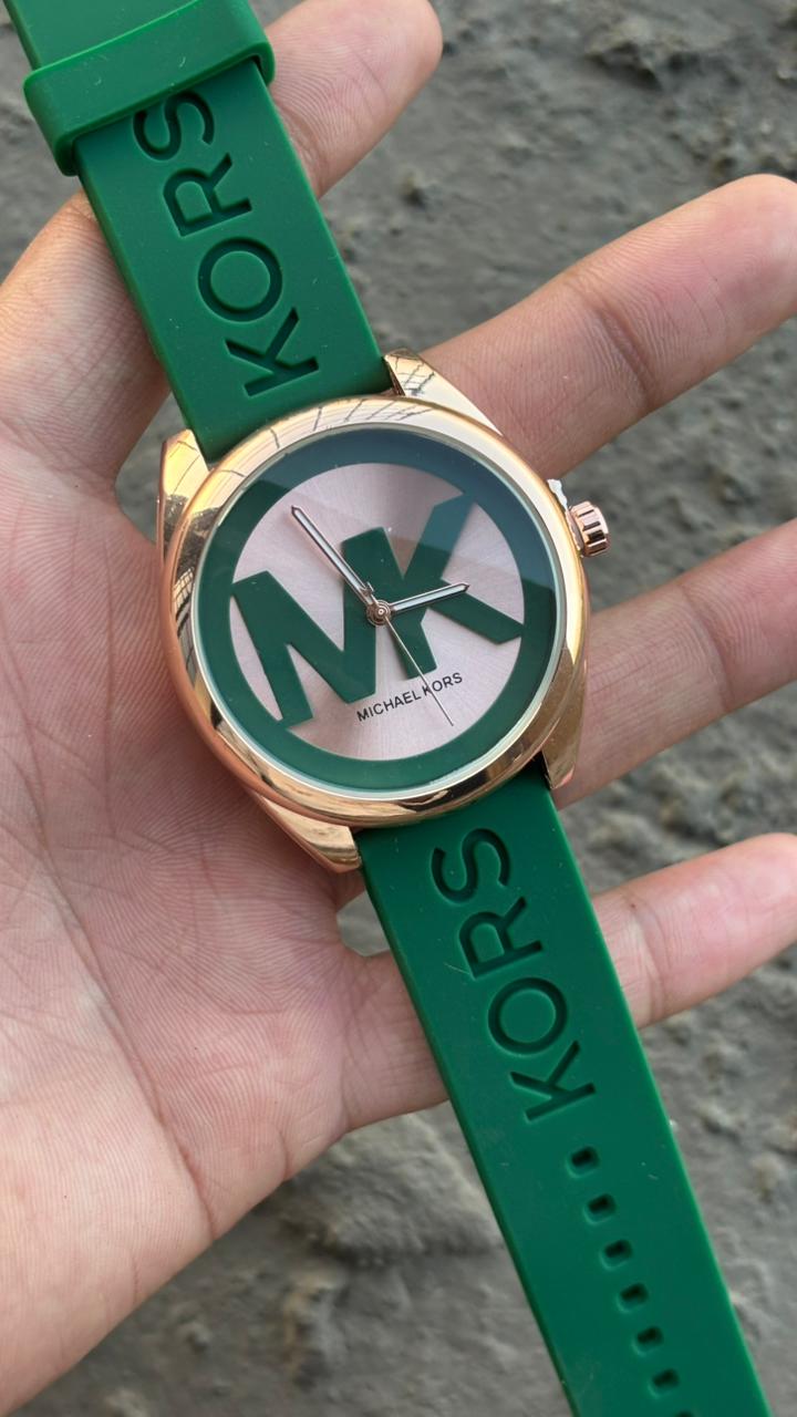 Michael kors Round Green Watch