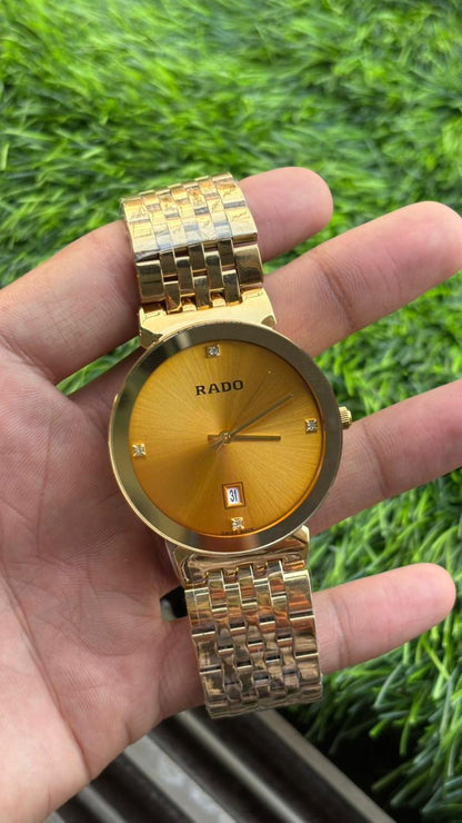 Rado Florence Classic Gold Dial Quartz Men's Watch