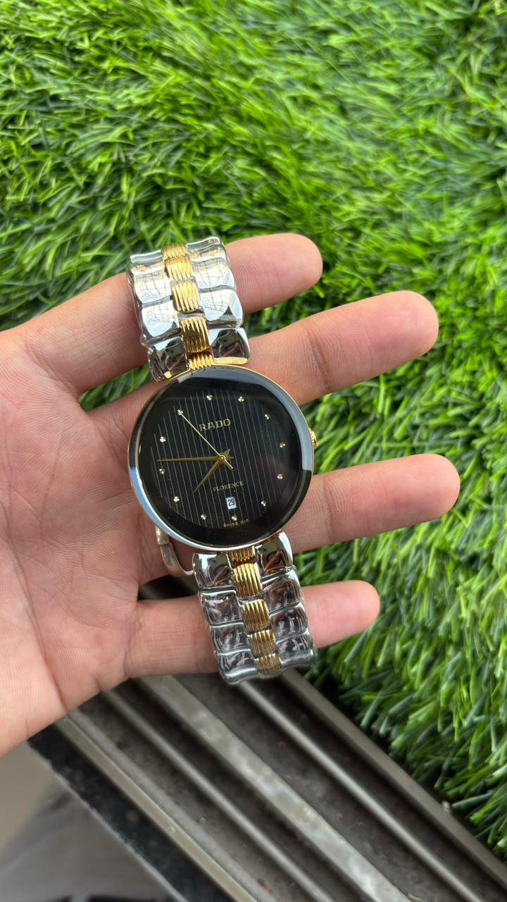 Rado Florence Black Round Dial Men's Watch