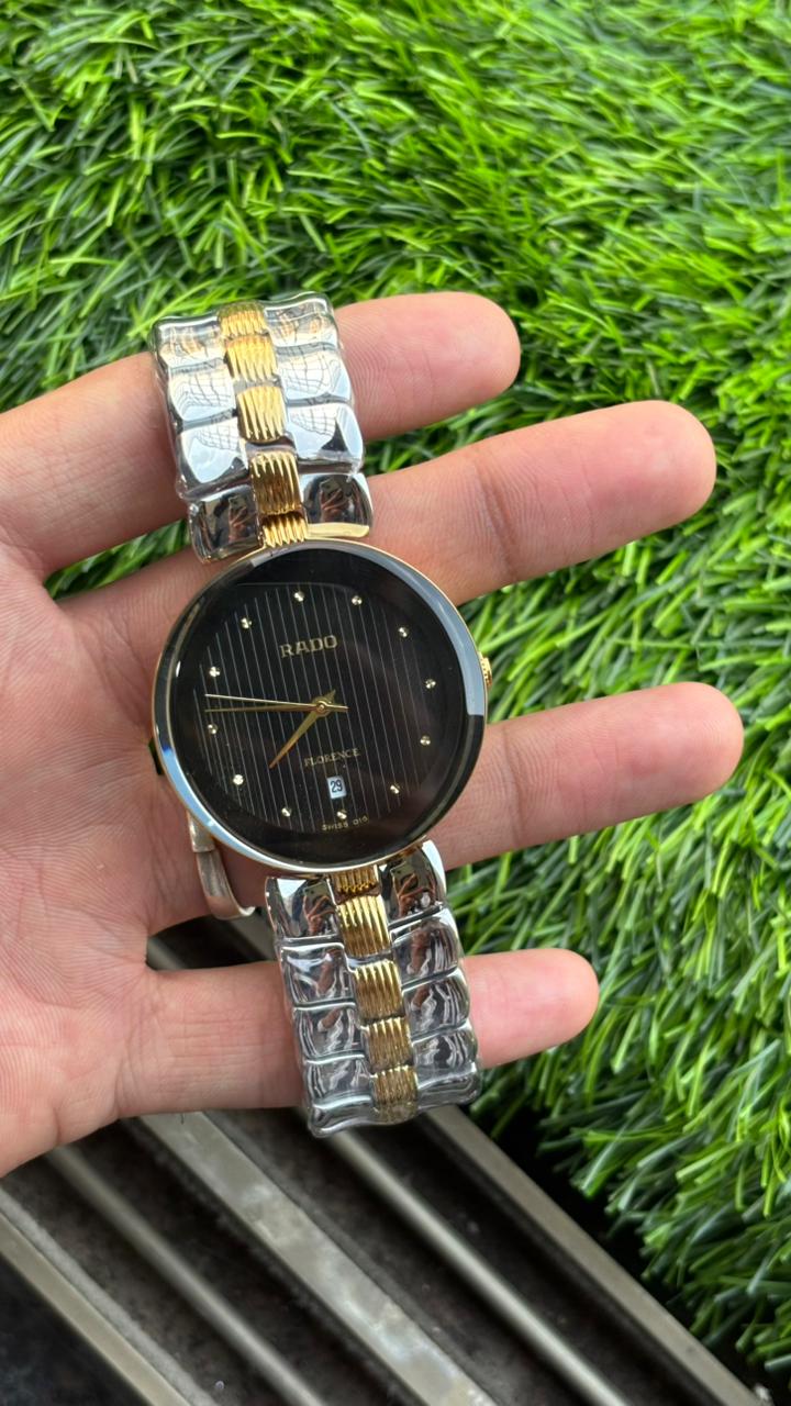 Rado Florence Black Round Dial Men's Watch