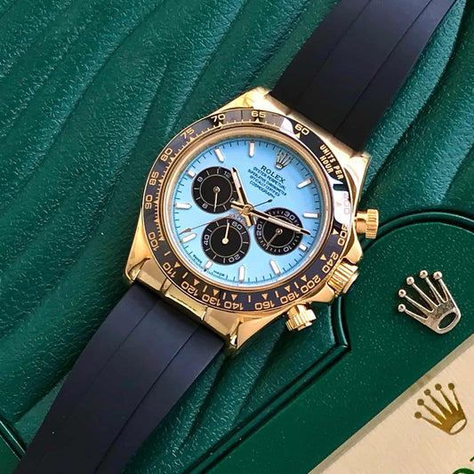 Rolex Cosmograph Daytona Automatic Sky Blue Dial Men's Watch