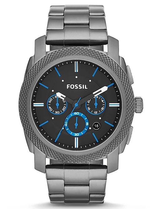 Fossil Full Metal Black Dial Chronograph Men's Watch