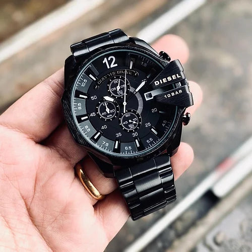Diesel Black Chronograph Men's Watch – watchworlds.in