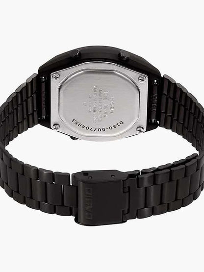 Casio Full Black Metal Belt Unisex Watch