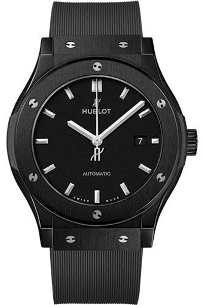 Hublot Black Rubber Belt For Men's Watch