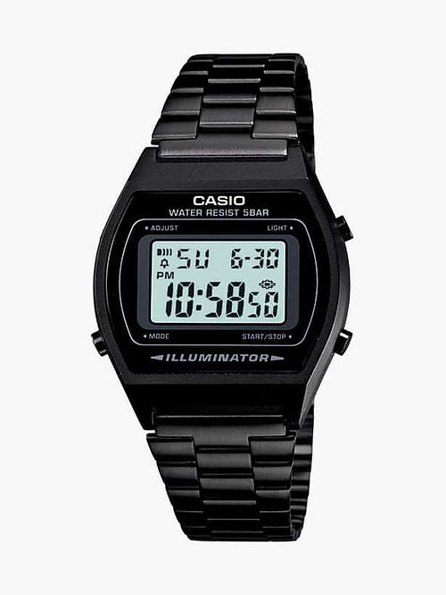 Casio Full Black Metal Belt Unisex Watch