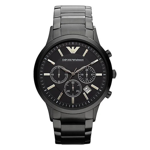 Emporio Armani Black Metal Belt For Men's watch