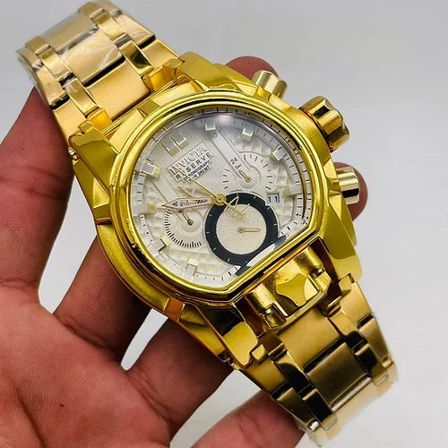 Invicta Premium Watch For Men In Gold