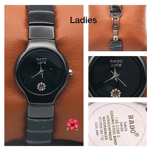 Rado Black Ceramic For Women's Watch