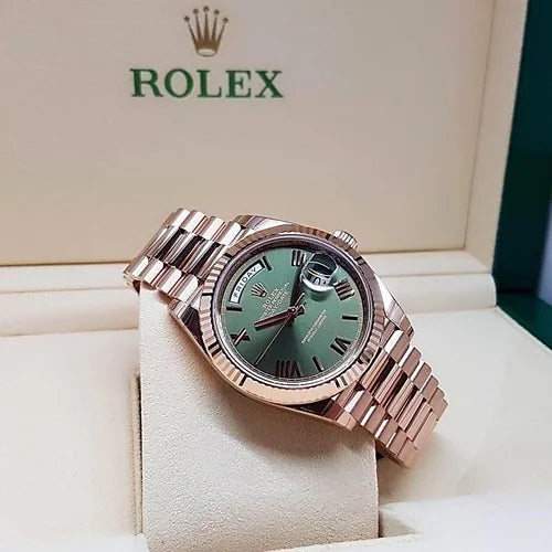 Rolex Day-Date Oyster Green Dial Men's Watch