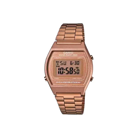 Casio Rose Gold Dial Metal Belt Unisex Watch