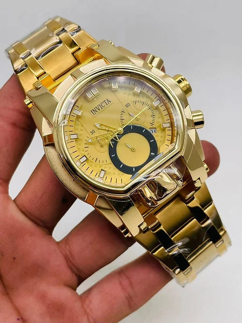 Invicta Classic Gold Mens Watch