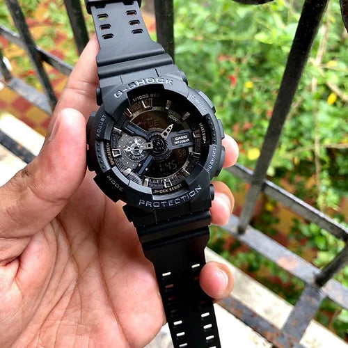 Casio G-Shock Analog-Digital Black Dial Men'sWatch for Man Sports ? GA-110-1BDR