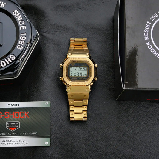 Casio G-Shock Digital Gold Metal Belt Men's Watch