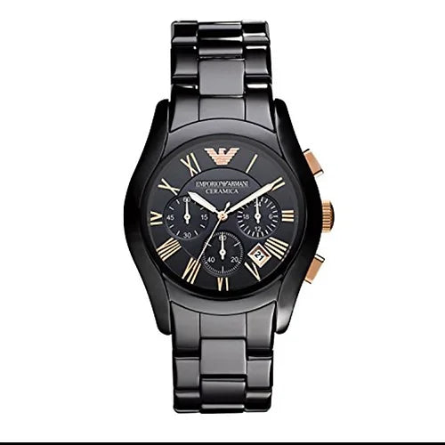 Emporio Armani Black Chronograph Men's Watch