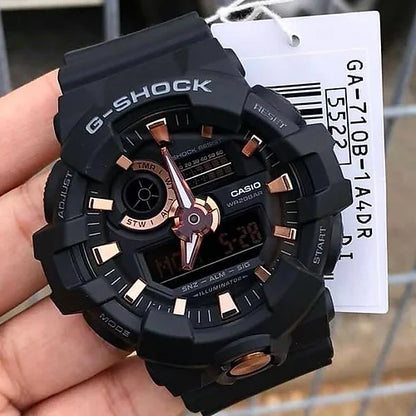 CASIO G-Shock Jam Tangan Pria - Black [GA-710B-1A4DR]