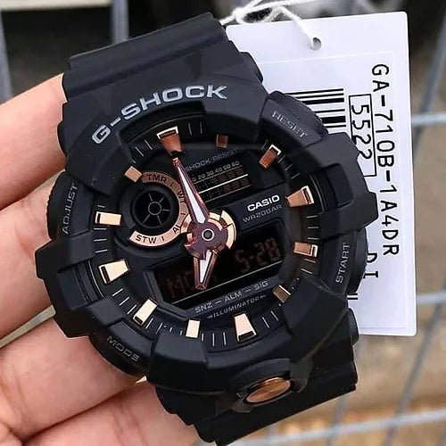 CASIO G-Shock Jam Tangan Pria - Black [GA-710B-1A4DR]