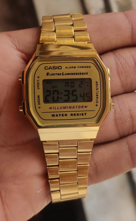 Casio Gold Metal Belt Unisex Watch