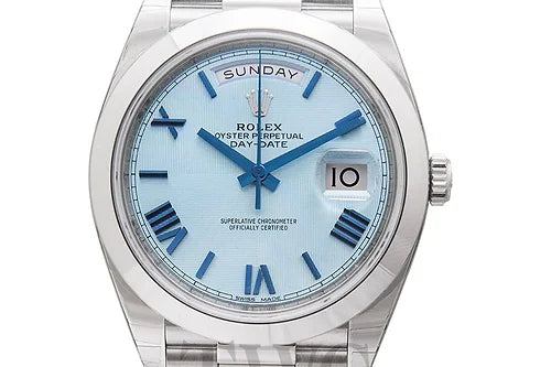 Rolex Day-Date Oyster Sky Dial Mens Watch