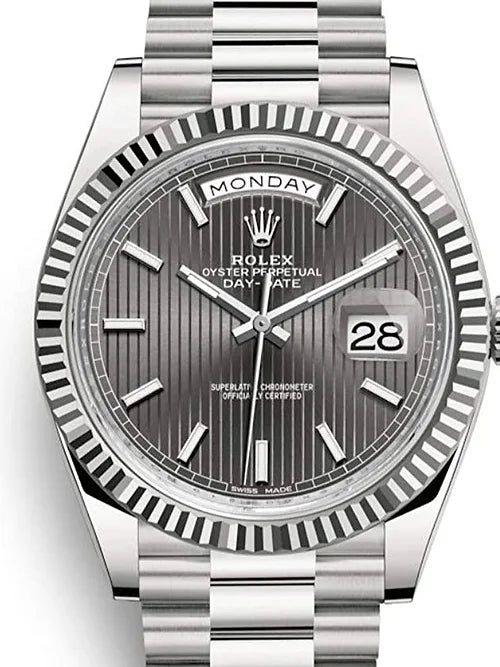 Rolex Day-Date Oyster Gray Dial For Mens Watch