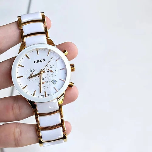 Rado White Dial Chronograph For Men's Watch – watchworld