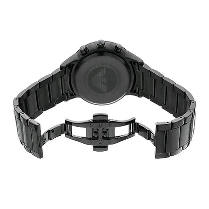 Emporio Armani Black Metal Belt For Men's watch